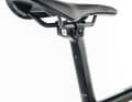 The carbon seatpost offers good suspension, but tends to bob.
