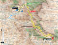 La 19e étape du Tour de France 2024 sur la carte