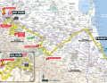Stage 2 of the Tour de France 2024 on the map