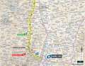 Stage 6 of the Tour de France 2024 on the map