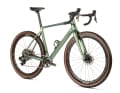 ...the gravel bike is also available in a shimmering green.
