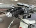 We fitted the Lezyne Deca 1200 StVZO bike light to the front of the bike.