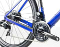 Detail Scott: Gravel bikes are dominated by single-speed drivetrains with off-road gear ratios. Exception to the rule: the Addict Gravel with double cranks and therefore a wider gear range.