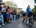 Avant la présentation officielle, la première course a déjà eu lieu lors du Tour de Lombardie.