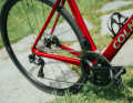 The gears change electronically. Either with Shimano's 105 or Ultegra or with SRAM's Rival.