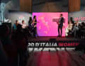 Im Mailänder Pirelli-Tower wurde der Giro d'Italia Women 2024 präsentiert.