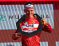 The winners of the 2022 World Tour races: UAE Tour: Tadej Pogacar