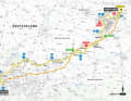Die 1. Etappe der Deutschland Tour 2025 auf der Karte