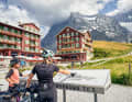 Depuis la Petite Scheidegg, on peut même observer les alpinistes dans la face nord de l'Eiger.