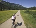 Road through the Starzlachtal valley (also Rohrmooser Tal or Rohrmoostal) in the Allgäu Alps west of Oberstdorf. The section from Tiefenbach to Rohrmoos is subject to a toll and the road from Rohrmoos to the border is closed to public traffic.