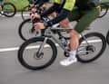 Début rapide de la course sur route