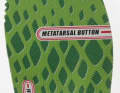 Specialised: High Performance BG
Footbed
The insoles are available in three versions: for neutral, flat/flat and hollow feet. The foot is assigned to one of these three categories by measuring the footprint with thermal foils. Additional support wedges (shims), which are included, are also designed to compensate for misalignments of the legs (knock-knees or bow legs). An additional support element in the metatarsal area slightly raises the arch of the foot, giving the foot more space in the shoe.
Price: 39.90 euros
Cover/info: www.specialized.com
