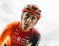 Egan Bernal avec le nouveau maillot