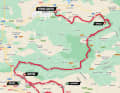 La 1ère étape sur la carte
