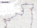 La 1ère étape sur la carte