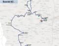 The 2nd stage on the map