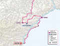 The route of stage 4 of the Giro d'Italia 2024