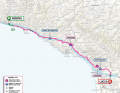 Die Strecke der 5. Etappe des Giro d'Italia 2024