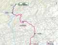 Die Strecke der 18. Etappe des Giro d'Italia 2024