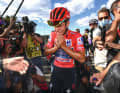 La tension retombe sur le vainqueur Remco Evenepoel lors du Tour d'Espagne 2022