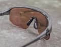 Click, click: The nose pieces can be adjusted in two stages and then remain securely in position