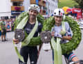 Jack Burke (CAN), Siegerin Frauen Janine Meyer (GER)