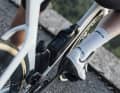 Integrated bottle cages with new Aero drinking bottles from Elite are in the centre