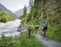Gravel heart, what more could you want? The alpine first 150 kilometres along the Inn are peppered with fine trails that lead directly along its banks