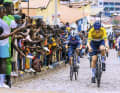 Joseph Blackmoore (im Gelben Trikot) gewann die Tour du Rwanda
