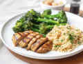 Chicken with rice quickly replenishes your stores afterwards