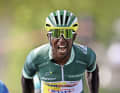 Breakthrough: Girmay's third stage win at the Tour and winning the green jersey catapulted him to the top of the world rankings