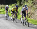 Primož Roglič (à droite) prévoit de prendre le premier départ du Giro pour son équipe allemande.