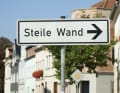 Histoire du cyclisme, mur raide à Meerane
