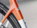 The frame is compatible exclusively with electronic drivetrains