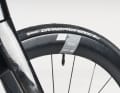 Narrow 25-millimetre tyre