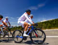 Étape de vélo de course au Mont Ventoux