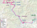 The 19th stage on the map