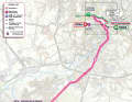 The 21st stage on the map