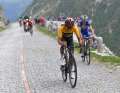 The last time a stage of the Tour de Suisse ended on the Gotthard Pass was in 2019 with Egan Bernal (front) as the winner. There will be another mountain finish on the pass in 2024