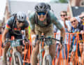 Beim Unbound Gravel Race wird bis zur Ziellinie gekämpft
