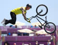 ... sondern auch den BMX-Freestyle, bei dem Logan Martin bei den Herren gewann