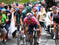 Anyone who wears pink at the Giro d'Italia like Richard Carapaz is the hunted and has to face the pressure