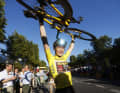 The overall winner of the 2022 Tour de France: Jonas Vingegaard