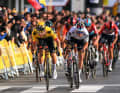 Auf Testfahrt: Bei der Katalonien-Rundfahrt im März lieferten sich Primoz Roglic und Remco Evenepoel packende Duelle. Fortsetzung in Italien?
