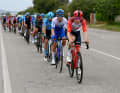 Dans le peloton, les équipes de sprinters comme Trek-Segafredo ou Jayco-AlUla s'occupent de la poursuite.
