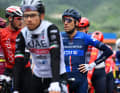 Pour Thibaut Pinot, ce sera sa dernière participation au Tour de France. Le grand espoir des Français pour une victoire sur le Tour a réussi à monter sur le podium en 2014 en terminant troisième.