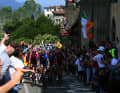 The 15th stage took the riders over 195 kilometres through Lombardy to Bergamo.