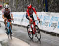 Felix Gall a pris la deuxième place. L'Autrichien a attaqué à partir d'un groupe de trois avec Remco Evenepoel à un peu plus de deux kilomètres de l'arrivée, mais par rapport au Belge, le Danois a pu revenir.