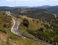 The route covers 186.2 kilometres from Morella to Burriana