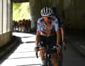 Am Col d'Aubisque zeigt sich Emanuel Buchmann an der Spitze des Rennens